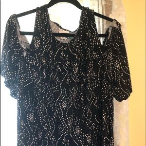 Summer top Black/white